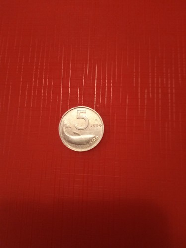 Monete lire italiane 1954 - 5,