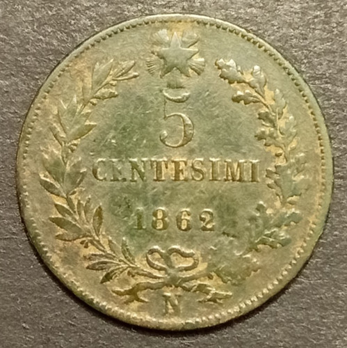 Centesimi lire valore 1862 - centesimi,