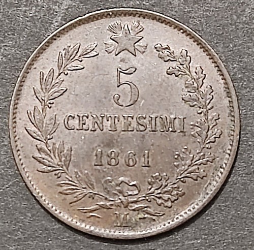 Centesimi lire valore 1861 - lire,