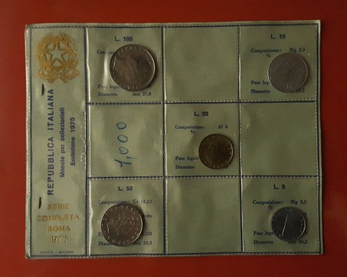 Serie valori 1975 50 lire - 5,