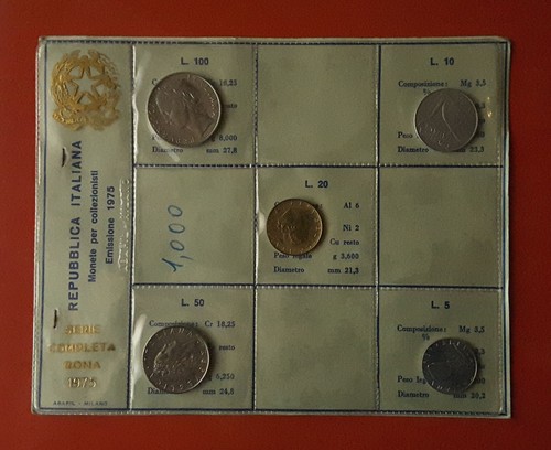 Serie valori 1975 100 lire - 5,