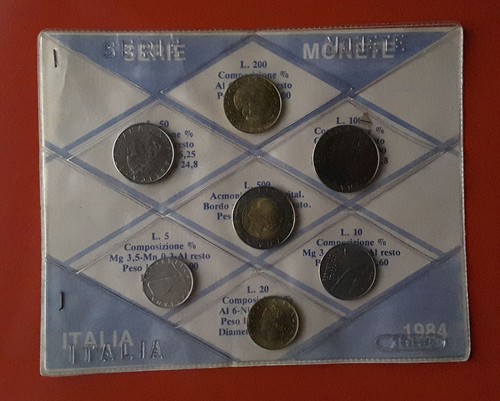Serie valori 1984 5 lire - 7,