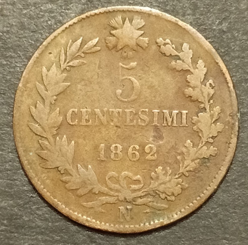 Centesimi lire valore 1862 - lire,