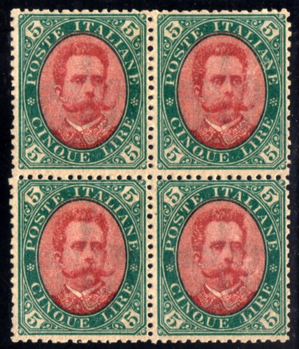 Regno italia 1889 umberto - re,