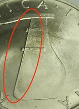  5 LIRE 1971 FDC FRATTURA SUL