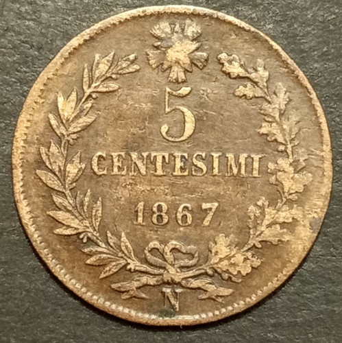 Centesimi lire valore 1867 - centesimi,