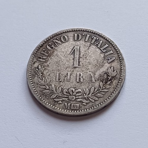 Silver moneta lira - silver,